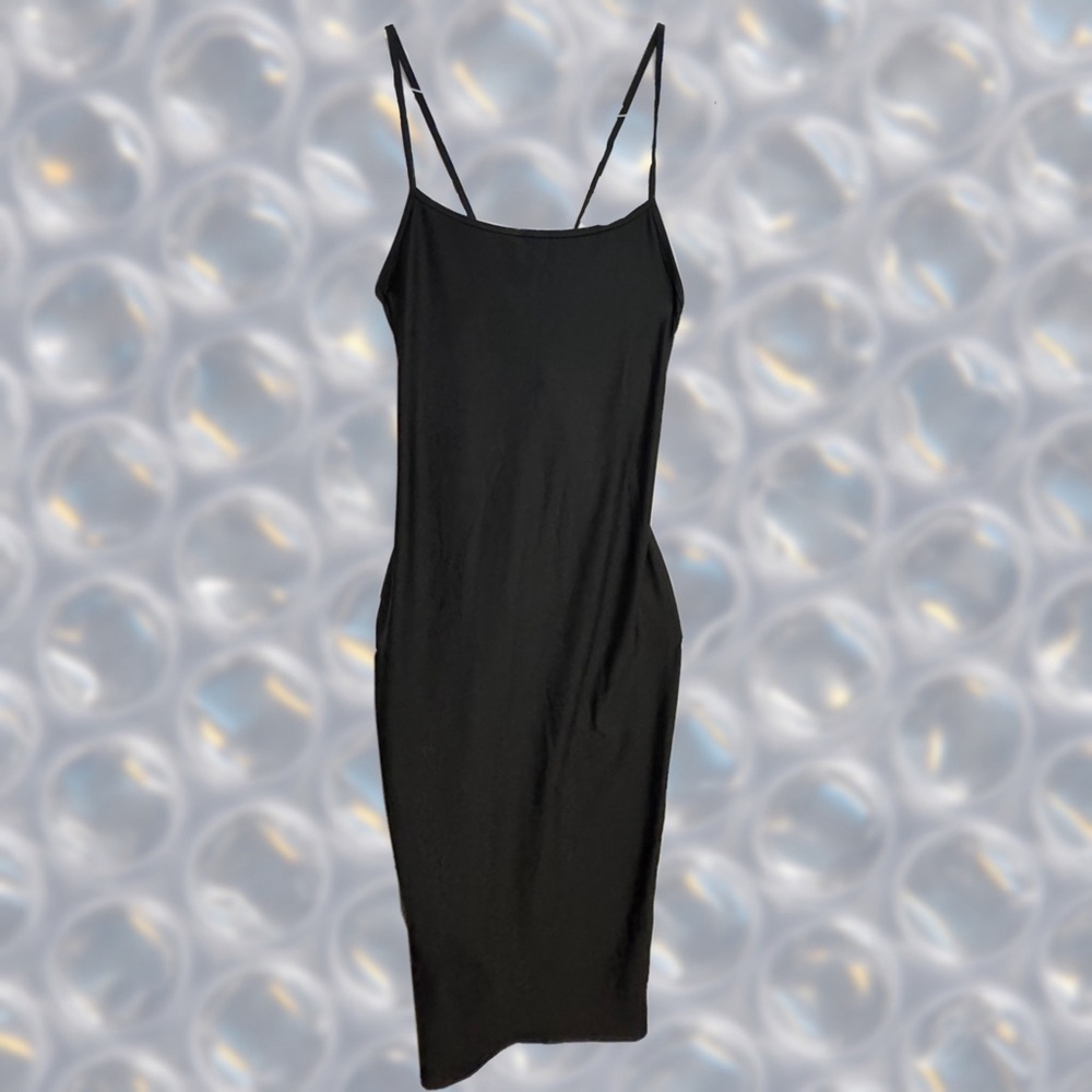 ***SOLD Zenobia Elegant Black Bodycon Dress